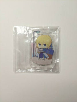 Saber Artoria Pendragon Fate Extella Link Animate Cafe Acrylic Stand 2.73in
