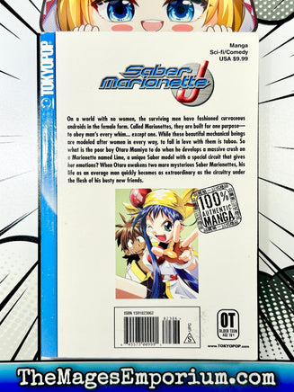 Saber Marionette J Vol 1 - The Mage's Emporium Viz Media 2408 BackInStock UPDATEMETA Used English Manga Japanese Style Comic Book