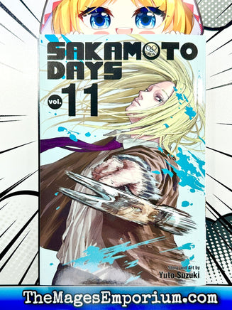 Sakamoto Days Vol 11 BRAND NEW RELEASE - The Mage's Emporium Viz Media 2404 alltags description Used English Manga Japanese Style Comic Book