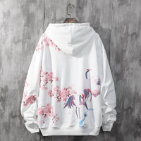 Sakura Crane Hoodie - The Mage's Emporium Kore Kawaii Kore Kawaii Shopify Collective Used English Japanese Style Comic Book