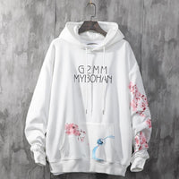 Sakura Crane Hoodie - The Mage's Emporium Kore Kawaii Kore Kawaii Shopify Collective Used English Japanese Style Comic Book