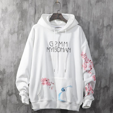 Sakura Crane Hoodie - The Mage's Emporium Kore Kawaii Kore Kawaii Shopify Collective Used English Japanese Style Comic Book