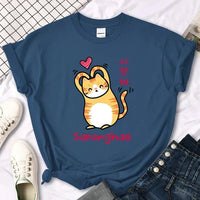 "Saranghae" Cat T-Shirt - The Mage's Emporium Kore Kawaii Kore Kawaii Shopify Collective Used English Japanese Style Comic Book