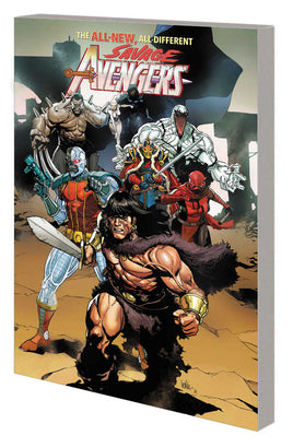 Savage Avengers TPB Volume 01 Time Is The Sharpest Edge - The Mage's Emporium The Multiverse outofstock Shopify Collective The Multiverse Used English Graphic Novels Japanese Style Comic Book