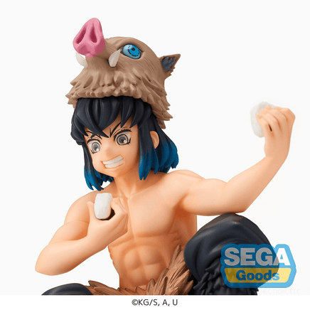 SEGA: Demon Slayer: Kimetsu no Yaiba - Inosuke Hashibira Perching Premium Figure - The Mage's Emporium Shumi Toys & Gifts Shopify Collective Shumi Toys & Gifts Used English Noodle Stopper Japanese Style Comic Book