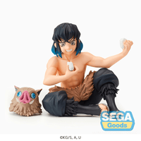 SEGA: Demon Slayer: Kimetsu no Yaiba - Inosuke Hashibira Perching Premium Figure - The Mage's Emporium Shumi Toys & Gifts Shopify Collective Shumi Toys & Gifts Used English Noodle Stopper Japanese Style Comic Book