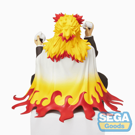 SEGA: Demon Slayer: Kimetsu no Yaiba - Kyojuro Rengoku Perching Premium Figure - The Mage's Emporium Shumi Toys & Gifts Shopify Collective Shumi Toys & Gifts Used English Noodle Stopper Japanese Style Comic Book