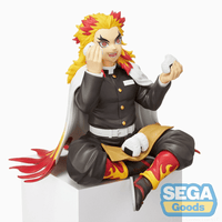 SEGA: Demon Slayer: Kimetsu no Yaiba - Kyojuro Rengoku Perching Premium Figure - The Mage's Emporium Shumi Toys & Gifts Shopify Collective Shumi Toys & Gifts Used English Noodle Stopper Japanese Style Comic Book