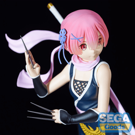 SEGA: Re:Zero Starting Life in Another World - Ram (Kunoichi Tobi Ver.) SPM Figure - The Mage's Emporium Shumi Toys & Gifts Shopify Collective Shumi Toys & Gifts Used English Prize Japanese Style Comic Book