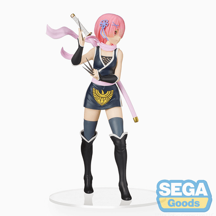 SEGA: Re:Zero Starting Life in Another World - Ram (Kunoichi Tobi Ver.) SPM Figure - The Mage's Emporium Shumi Toys & Gifts Shopify Collective Shumi Toys & Gifts Used English Prize Japanese Style Comic Book