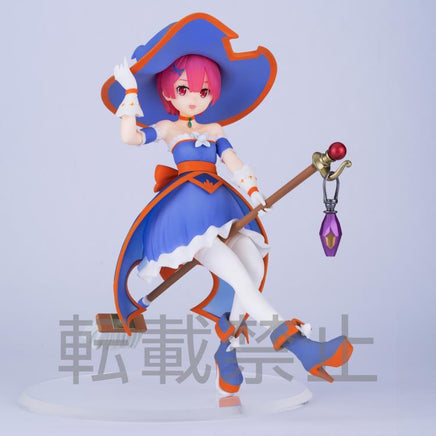 SEGA: Re:Zero Starting Life in Another World - Super Premium Ram (Cute Witch) Figure - The Mage's Emporium Shumi Toys & Gifts Shopify Collective Shumi Toys & Gifts Used English Prize Japanese Style Comic Book