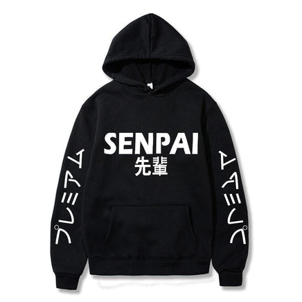 Senpai Hoodie - The Mage's Emporium Kore Kawaii Kore Kawaii Shopify Collective Used English Japanese Style Comic Book