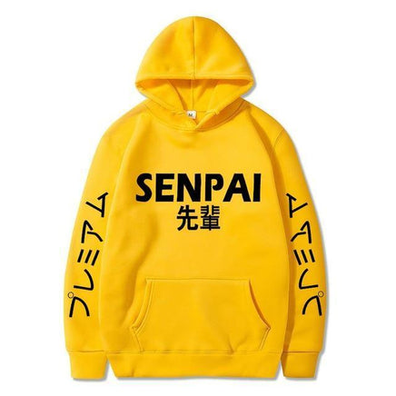 Senpai Hoodie - The Mage's Emporium Kore Kawaii Kore Kawaii Shopify Collective Used English Japanese Style Comic Book