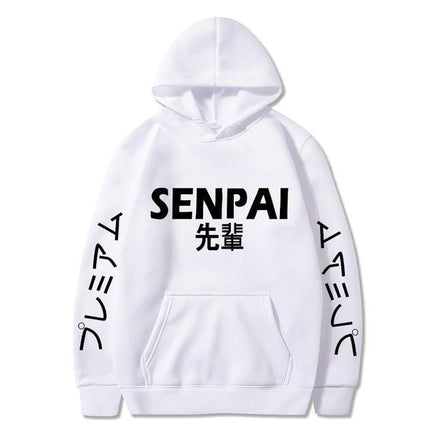 Senpai Hoodie - The Mage's Emporium Kore Kawaii Kore Kawaii Shopify Collective Used English Japanese Style Comic Book