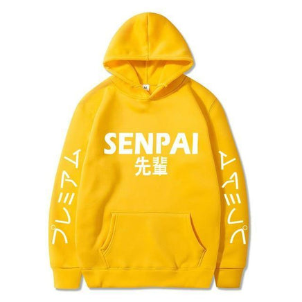 Senpai Hoodie - The Mage's Emporium Kore Kawaii Kore Kawaii Shopify Collective Used English Japanese Style Comic Book