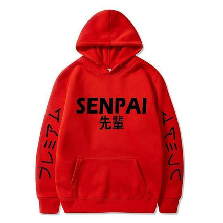 Senpai Hoodie - The Mage's Emporium Kore Kawaii Kore Kawaii Shopify Collective Used English Japanese Style Comic Book