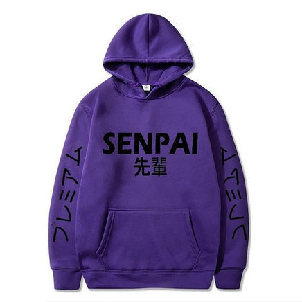 Senpai Hoodie - The Mage's Emporium Kore Kawaii Kore Kawaii Shopify Collective Used English Japanese Style Comic Book
