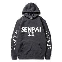 Senpai Hoodie - The Mage's Emporium Kore Kawaii Kore Kawaii Shopify Collective Used English Japanese Style Comic Book