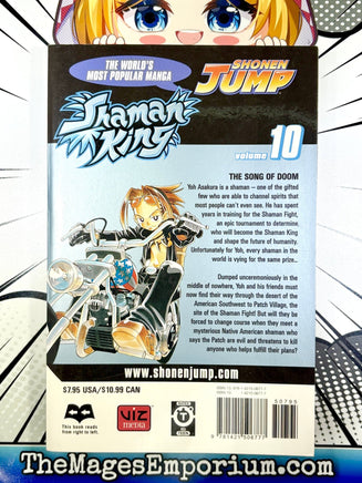 Shaman King Vol 10 - The Mage's Emporium Viz Media 2501 BackInStock UPDATEMETA Used English Manga Japanese Style Comic Book