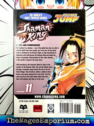 Shaman King Vol 11 - The Mage's Emporium Viz Media 2411 BackInStock UPDATEMETA Used English Japanese Style Comic Book