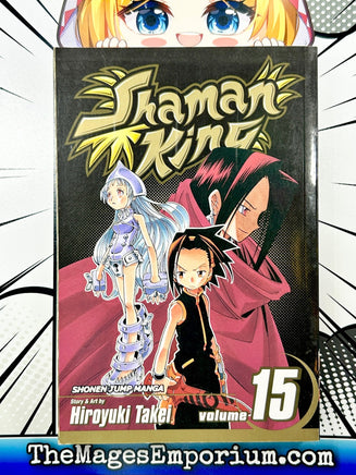 Shaman King Vol 15 - The Mage's Emporium Viz Media 2408 UPDATEMETA Used English Manga Japanese Style Comic Book