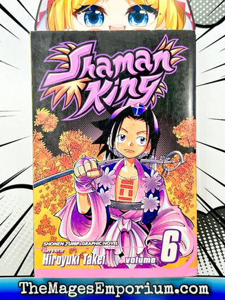 Shaman King Vol 6 - The Mage's Emporium Viz Media 2408 BackInStock UPDATEMETA Used English Manga Japanese Style Comic Book