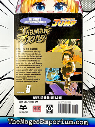 Shaman King Vol 9 - The Mage's Emporium Viz Media 2409 BackInStock UPDATEMETA Used English Manga Japanese Style Comic Book