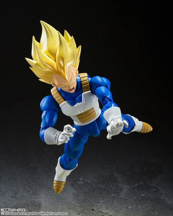 S.H.Figuarts Super Saiyan Vegeta Awakening Super Saiyan Blood Figure Dragon Ball Z - The Mage's Emporium Super Anime Store Shopify Collective Super Anime Store Used English Figure Japanese Style Comic Book