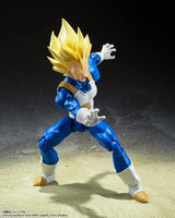 S.H.Figuarts Super Saiyan Vegeta Awakening Super Saiyan Blood Figure Dragon Ball Z - The Mage's Emporium Super Anime Store Shopify Collective Super Anime Store Used English Figure Japanese Style Comic Book