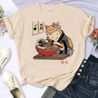 Shiba Inu Ramen T-Shirt - The Mage's Emporium Kore Kawaii Kore Kawaii Shopify Collective Used English Japanese Style Comic Book