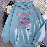 Sky Dragon Harajuku Hoodie - The Mage's Emporium Kore Kawaii Kore Kawaii Shopify Collective Used English Japanese Style Comic Book