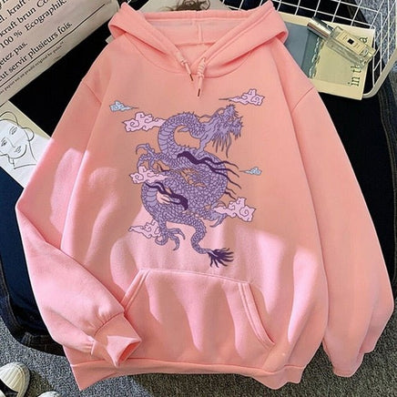 Sky Dragon Harajuku Hoodie - The Mage's Emporium Kore Kawaii Kore Kawaii Shopify Collective Used English Japanese Style Comic Book