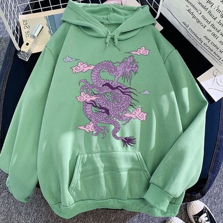 Sky Dragon Harajuku Hoodie - The Mage's Emporium Kore Kawaii Kore Kawaii Shopify Collective Used English Japanese Style Comic Book