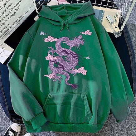 Sky Dragon Harajuku Hoodie - The Mage's Emporium Kore Kawaii Kore Kawaii Shopify Collective Used English Japanese Style Comic Book