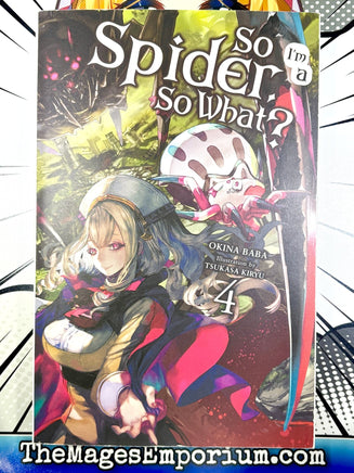 So I'm A Spider, So What? Vol 4 Light Novel - The Mage's Emporium Yen Press outofstock UPDATEMETA Used English Light Novel Japanese Style Comic Book