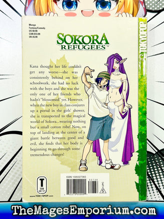 Sokora Refugees Vol 1 - The Mage's Emporium Tokyopop copydes fantasy manga Used English Manga Japanese Style Comic Book