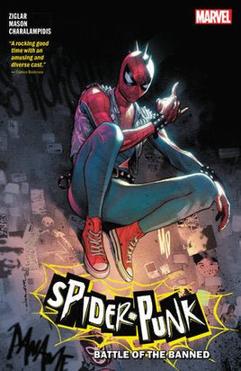 Spider - Punk Banned In DC TPB - The Mage's Emporium The Multiverse outofstock Shopify Collective The Multiverse Used English Graphic Novels Japanese Style Comic Book