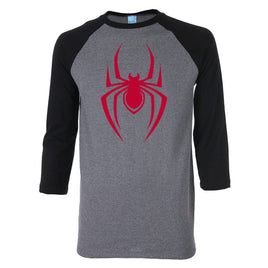 Marvel - Spider-Man Ultimate Symbol Long Sleeve Baseball T-Shirt