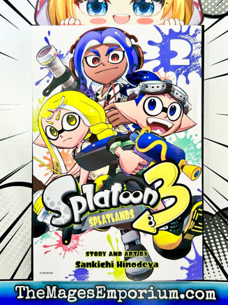 Splatoon 3 Splatlands Vol 2 BRAND NEW RELEASE - The Mage's Emporium Viz Media 2408 UPDATEMETA Used English Manga Japanese Style Comic Book