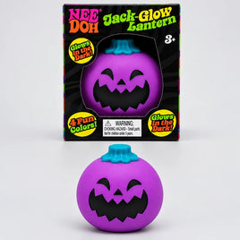 Schylling Nee-Doh 2026 GITD Glow-in-the-Dark Jack Glow Lantern (Purple)