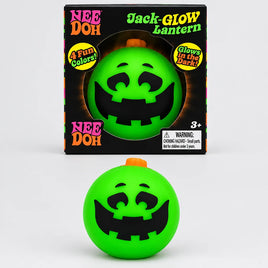 Schylling Nee-Doh 2026 GITD Glow-in-the-Dark Jack Glow Lantern (Green)