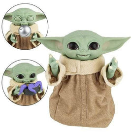 Star Wars Galactic Snackin Grogu Animatronic Toy Figure - The Mage's Emporium ToyShnip Shopify Collective ToyShnip Used English Action Figure Japanese Style Comic Book