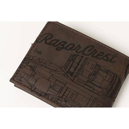 Star Wars: Mandalorian Etched PU Bifold Wallet - Entertainment Earth Exclusive - The Mage's Emporium ToyShnip Shopify Collective ToyShnip Used English Backpacks Japanese Style Comic Book