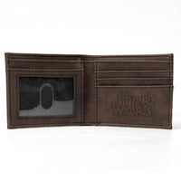 Star Wars: Mandalorian Etched PU Bifold Wallet - Entertainment Earth Exclusive - The Mage's Emporium ToyShnip Shopify Collective ToyShnip Used English Backpacks Japanese Style Comic Book