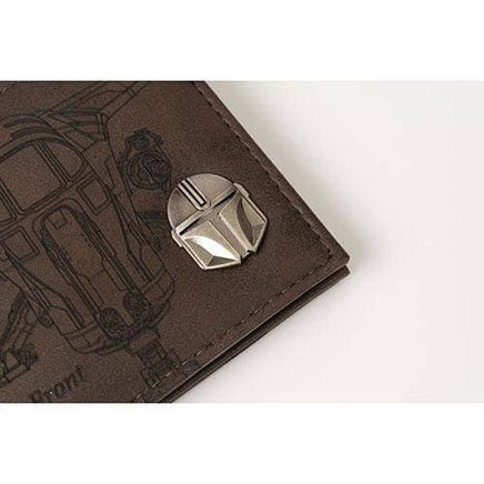 Star Wars: Mandalorian Etched PU Bifold Wallet - Entertainment Earth Exclusive - The Mage's Emporium ToyShnip Shopify Collective ToyShnip Used English Backpacks Japanese Style Comic Book