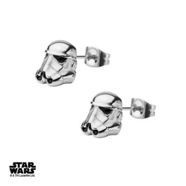 Star Wars™ Stormtrooper Stud Earrings - The Mage's Emporium Mister SFC Mister SFC Shopify Collective Used English EARRING Japanese Style Comic Book