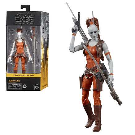 Star Wars: The Black Series - Aurra Sing (The Clone Wars) 6 - Inch Action Figure - The Mage's Emporium Shumi Toys & Gifts Shopify Collective Shumi Toys & Gifts Used English The Black Series Japanese Style Comic Book