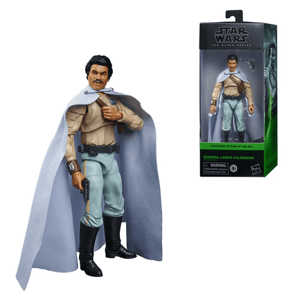 Star Wars: The Black Series - General Lando Calrissian (Return of the Jedi) 6 - Inch Action Figure - The Mage's Emporium Shumi Toys & Gifts Shopify Collective Shumi Toys & Gifts Used English The Black Series Japanese Style Comic Book