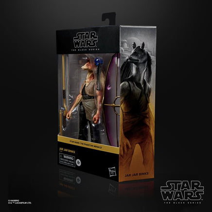 Star Wars: The Black Series - Jar Jar Binks (The Phantom Menace) 6 - Inch Deluxe Action Figure - The Mage's Emporium Shumi Toys & Gifts Shopify Collective Shumi Toys & Gifts Used English The Black Series Japanese Style Comic Book