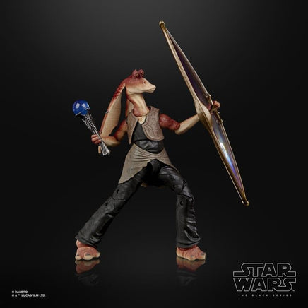 Star Wars: The Black Series - Jar Jar Binks (The Phantom Menace) 6 - Inch Deluxe Action Figure - The Mage's Emporium Shumi Toys & Gifts Shopify Collective Shumi Toys & Gifts Used English The Black Series Japanese Style Comic Book